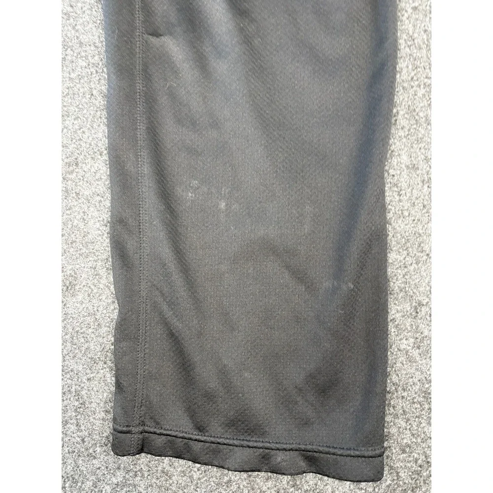 Nike Mens Dri-FIT Black Mesh Athletic Pants Zipper Hem Pockets RN56323 Size M